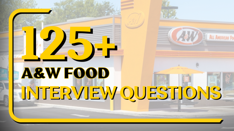 125+ A&W Interview Questions: Comprehensive Guide for Your Success