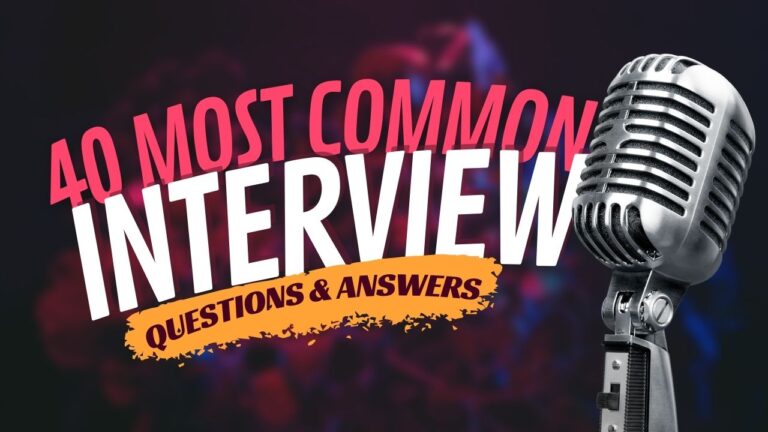 40 Common Interview Questions for Corporate Job: Essential Guide