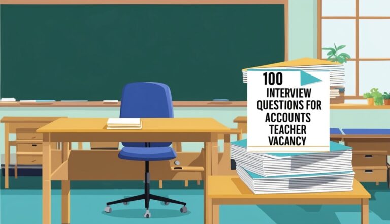 100+ Interview Questions for Accounts Teacher Vacancy: Essential Guide for Applicants